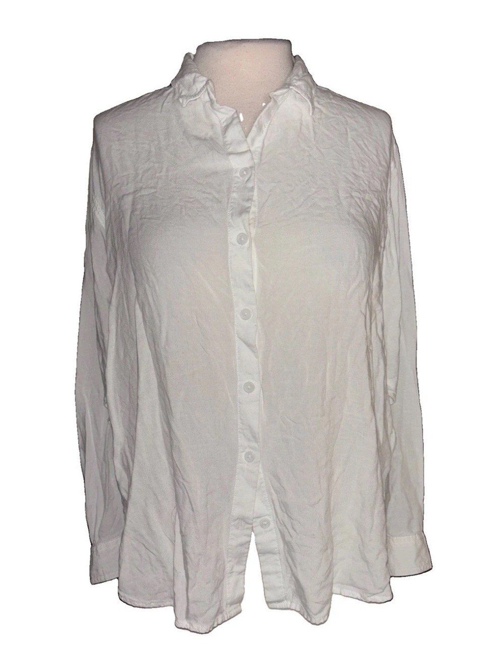 beachlunchlounge White Button-Up Shirt